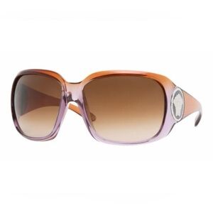 Versace 4161B Oversized Sunglasses in Brown Gradient Violet